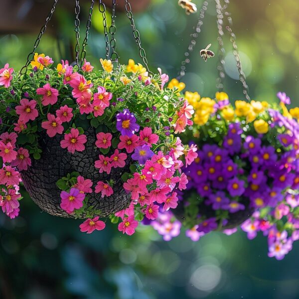 Vijf bloemen om uw hangende plantenbakken te verfraaien in het voorjaar!